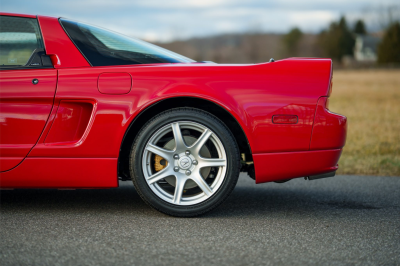2003 Acura NSX in New Formula Red over Tan