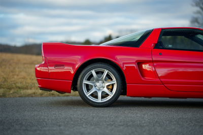 2003 Acura NSX in New Formula Red over Tan