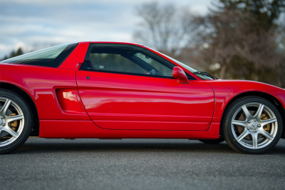 2003 Acura NSX in New Formula Red over Tan