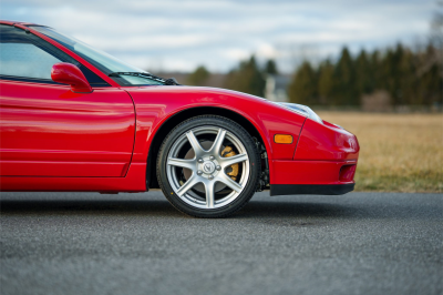 2003 Acura NSX in New Formula Red over Tan