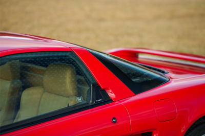 2003 Acura NSX in New Formula Red over Tan