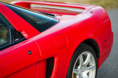 2003 Acura NSX in New Formula Red over Tan