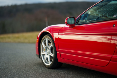 2003 Acura NSX in New Formula Red over Tan