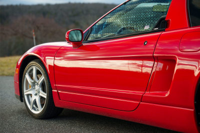 2003 Acura NSX in New Formula Red over Tan