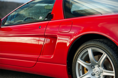 2003 Acura NSX in New Formula Red over Tan