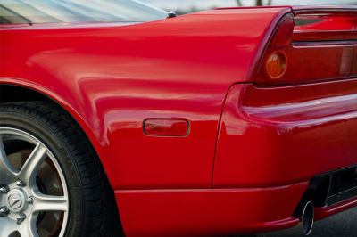 2003 Acura NSX in New Formula Red over Tan