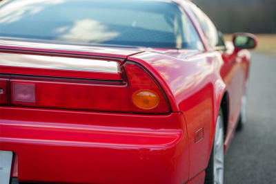 2003 Acura NSX in New Formula Red over Tan