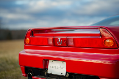 2003 Acura NSX in New Formula Red over Tan