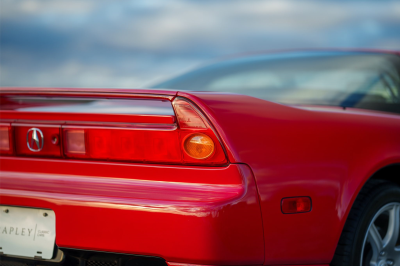 2003 Acura NSX in New Formula Red over Tan