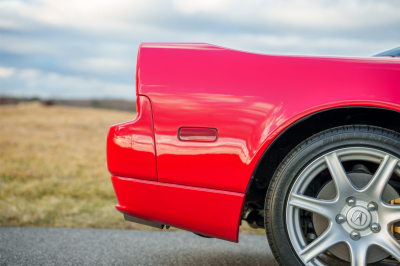 2003 Acura NSX in New Formula Red over Tan