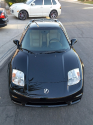 2002 Acura NSX in Berlina Black over Tan
