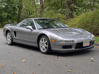 2000 Acura NSX in Sebring Silver over Black