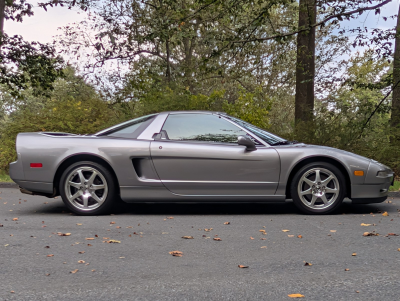 2000 Acura NSX in Sebring Silver over Black
