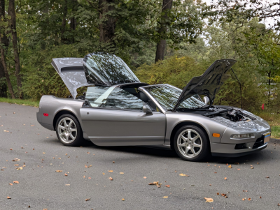 2000 Acura NSX in Sebring Silver over Black