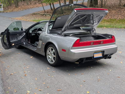 2000 Acura NSX in Sebring Silver over Black