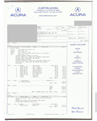 2000 Acura NSX in Sebring Silver over Black