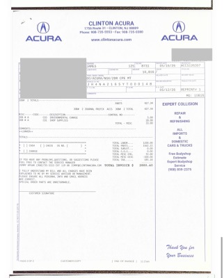 2000 Acura NSX in Sebring Silver over Black