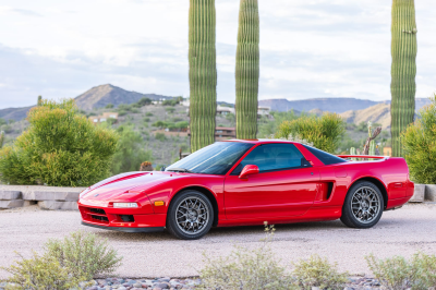 1999 Acura NSX in New Formula Red over Black