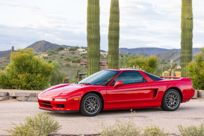 1999 Acura NSX in New Formula Red over Black