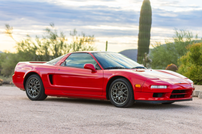 1999 Acura NSX in New Formula Red over Black