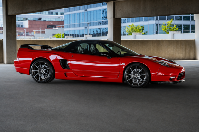 1992 Acura NSX in Formula Red over Black