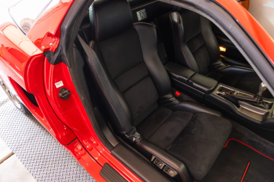 1999 Acura NSX in New Formula Red over Black