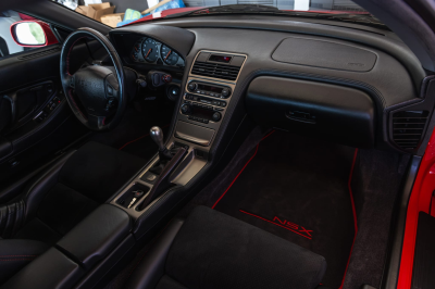 1999 Acura NSX in New Formula Red over Black