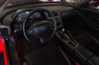 1999 Acura NSX in New Formula Red over Black