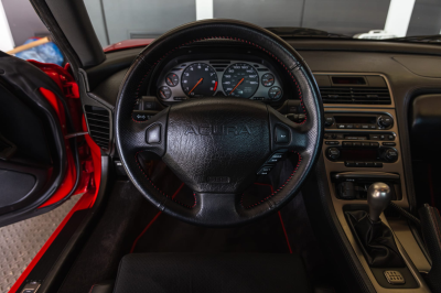 1999 Acura NSX in New Formula Red over Black