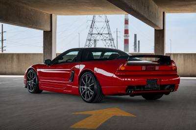 1992 Acura NSX in Formula Red over Black