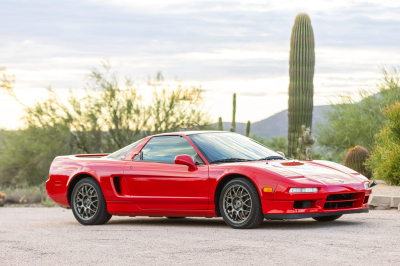1999 Acura NSX in New Formula Red over Black