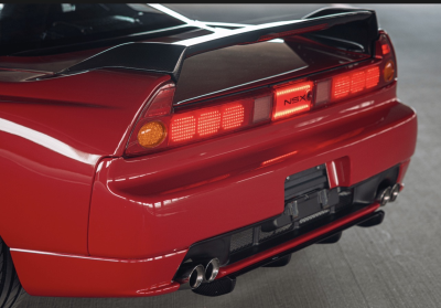 1992 Acura NSX in Formula Red over Black