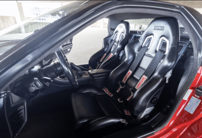 1992 Acura NSX in Formula Red over Black