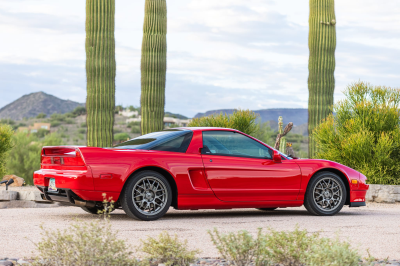 1999 Acura NSX in New Formula Red over Black