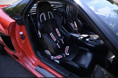 1992 Acura NSX in Formula Red over Black