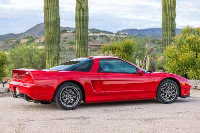 1999 Acura NSX in New Formula Red over Black