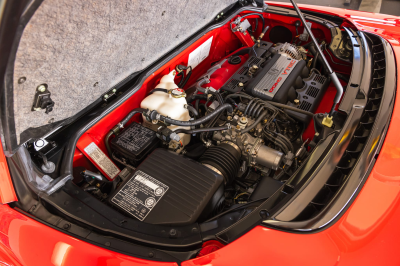 1999 Acura NSX in New Formula Red over Black