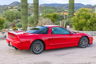 1999 Acura NSX in New Formula Red over Black