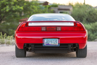 1999 Acura NSX in New Formula Red over Black
