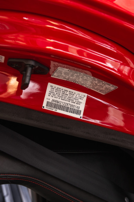 1999 Acura NSX in New Formula Red over Black