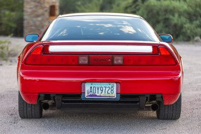 1999 Acura NSX in New Formula Red over Black