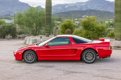1999 Acura NSX in New Formula Red over Black