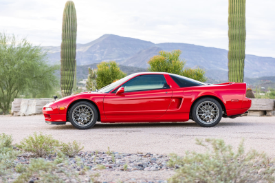 1999 Acura NSX in New Formula Red over Black