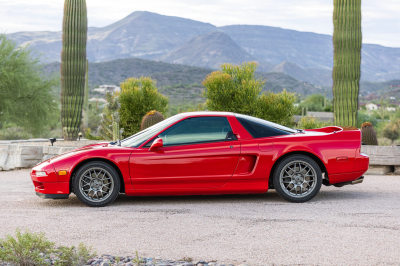 1999 Acura NSX in New Formula Red over Black