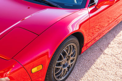 1999 Acura NSX in New Formula Red over Black