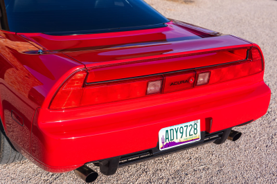 1999 Acura NSX in New Formula Red over Black