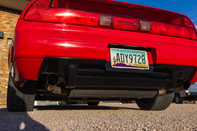 1999 Acura NSX in New Formula Red over Black