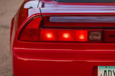 1999 Acura NSX in New Formula Red over Black