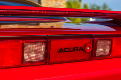 1999 Acura NSX in New Formula Red over Black