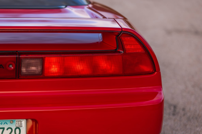 1999 Acura NSX in New Formula Red over Black